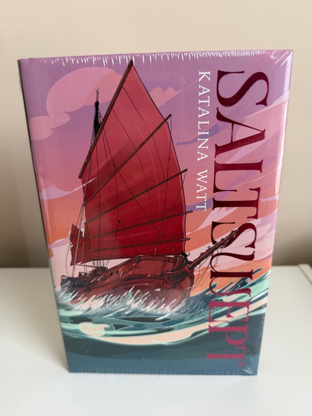 BRAND NEW ILLUMICRATE  SALTSWEPT BY KATALINA WATT SPRAYED EDGE BOOK